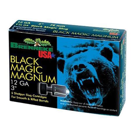 Take Your Shooting to the Next Level with Brenneke Black Magic Magnum Shells